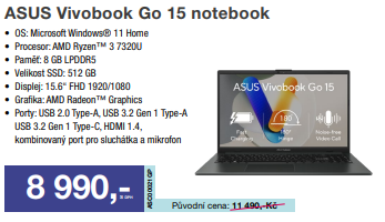 ASUS Vivobook Go 15 notebook